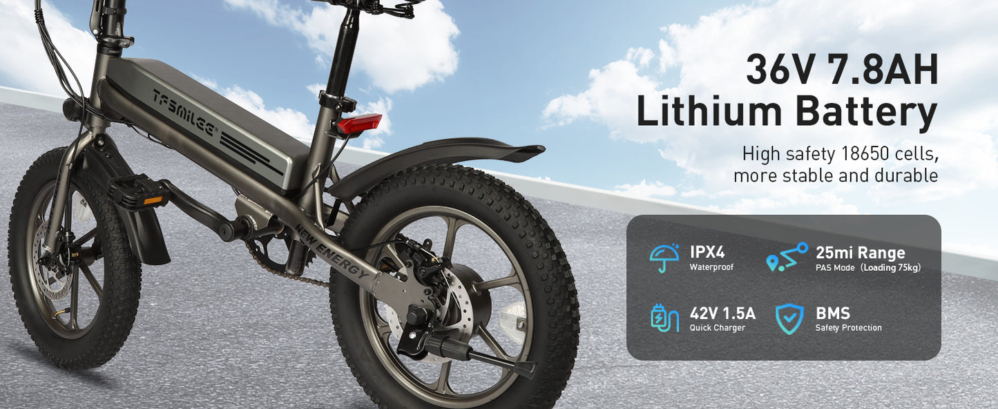 TF SMILEE-S5 16‘’ electric bike