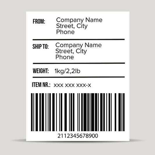 X-BUY  SHIPPING LABEL